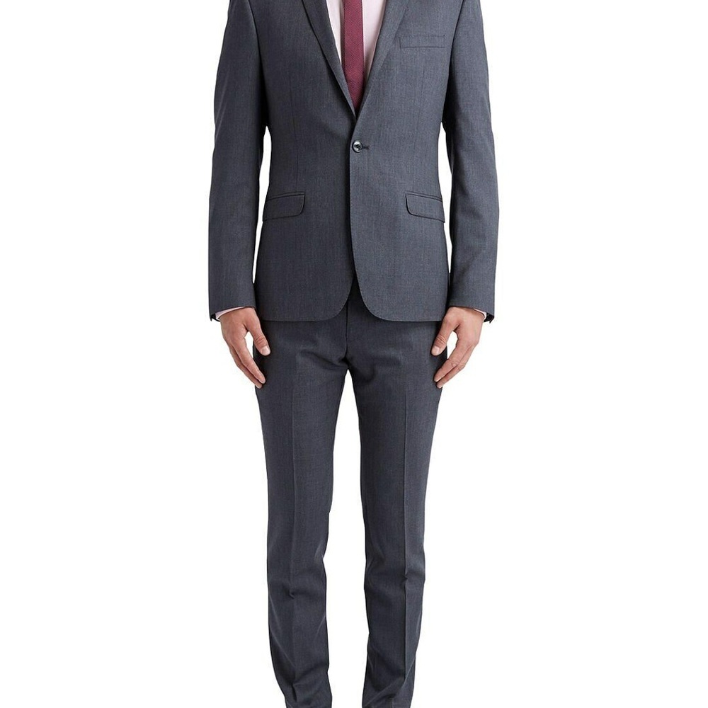 Ben Sherman Tailoring Slim Fit 100% Wool Suit